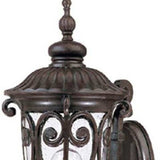 Naples 1-Light Marbelized Mahogany Wall Light - Homeroots - Flyclothing LLC