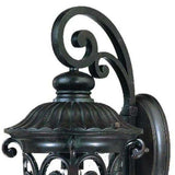 Naples 1-Light Marbelized Mahogany Wall Light - Homeroots - Flyclothing LLC