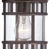 Antique Bronze Canister Wall Light - Homeroots - Flyclothing LLC