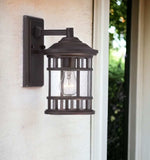 Antique Bronze Canister Wall Light - Homeroots - Flyclothing LLC