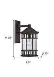 Matte Black Canister Wall Light - Homeroots - Flyclothing LLC