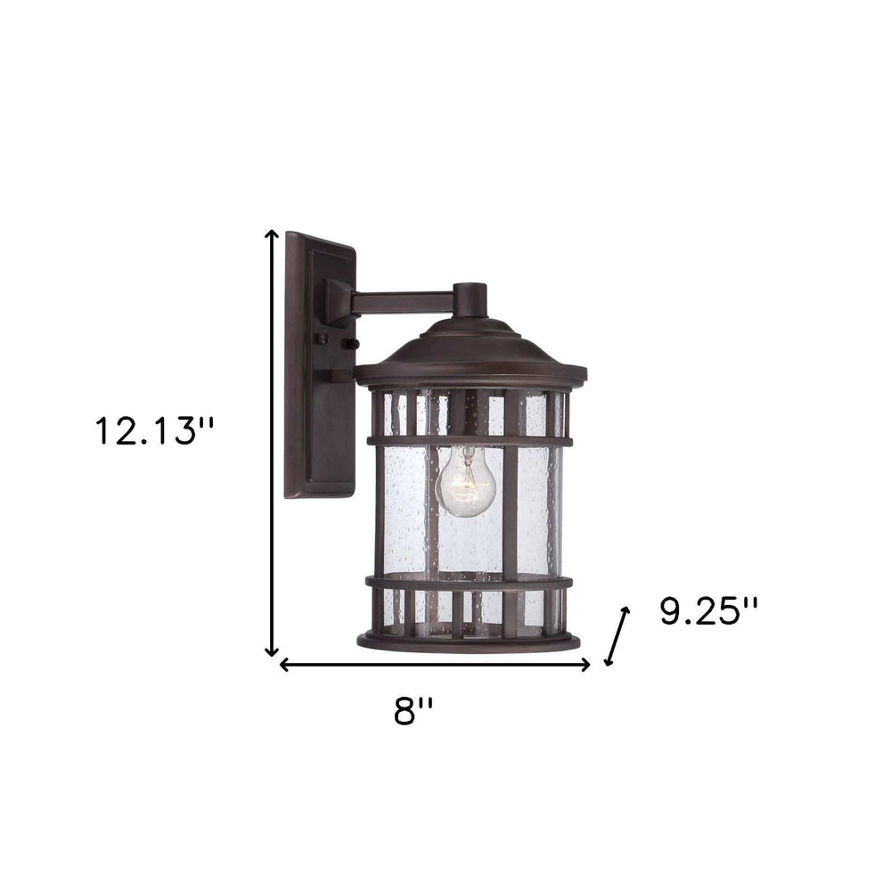 XL Antique Bronze Canister Wall Light - Homeroots - Flyclothing LLC