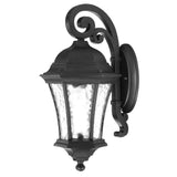 Matte Black Tapered Hanging Lantern Wall Light - Homeroots - Flyclothing LLC