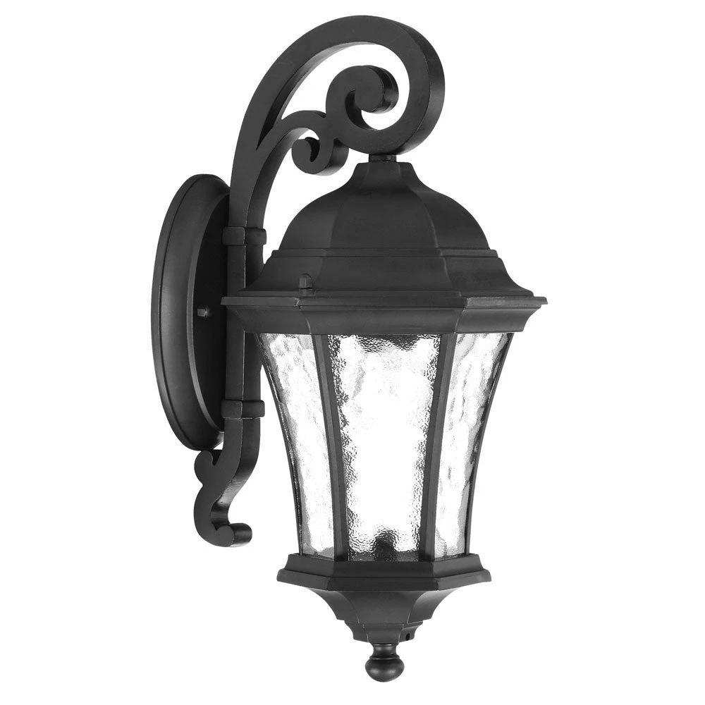 Matte Black Tapered Hanging Lantern Wall Light - Homeroots - Flyclothing LLC