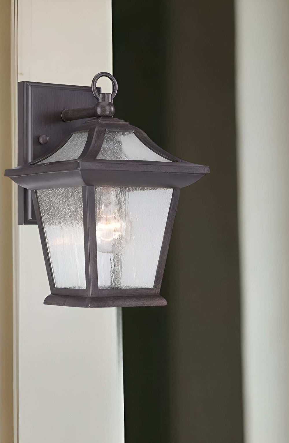 Matte Black Birdhouse Shape Outdoor Wall Light - Homeroots - Flyclothing LLC