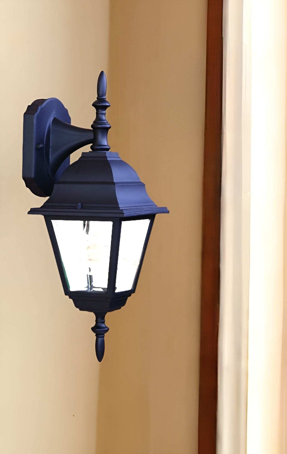 Black Swing Arm Outdoor Wall Light - Homeroots - Flyclothing LLC