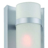 Brushed Silver and White Glass Wall Sconce - Homeroots - Flyclothing LLC
