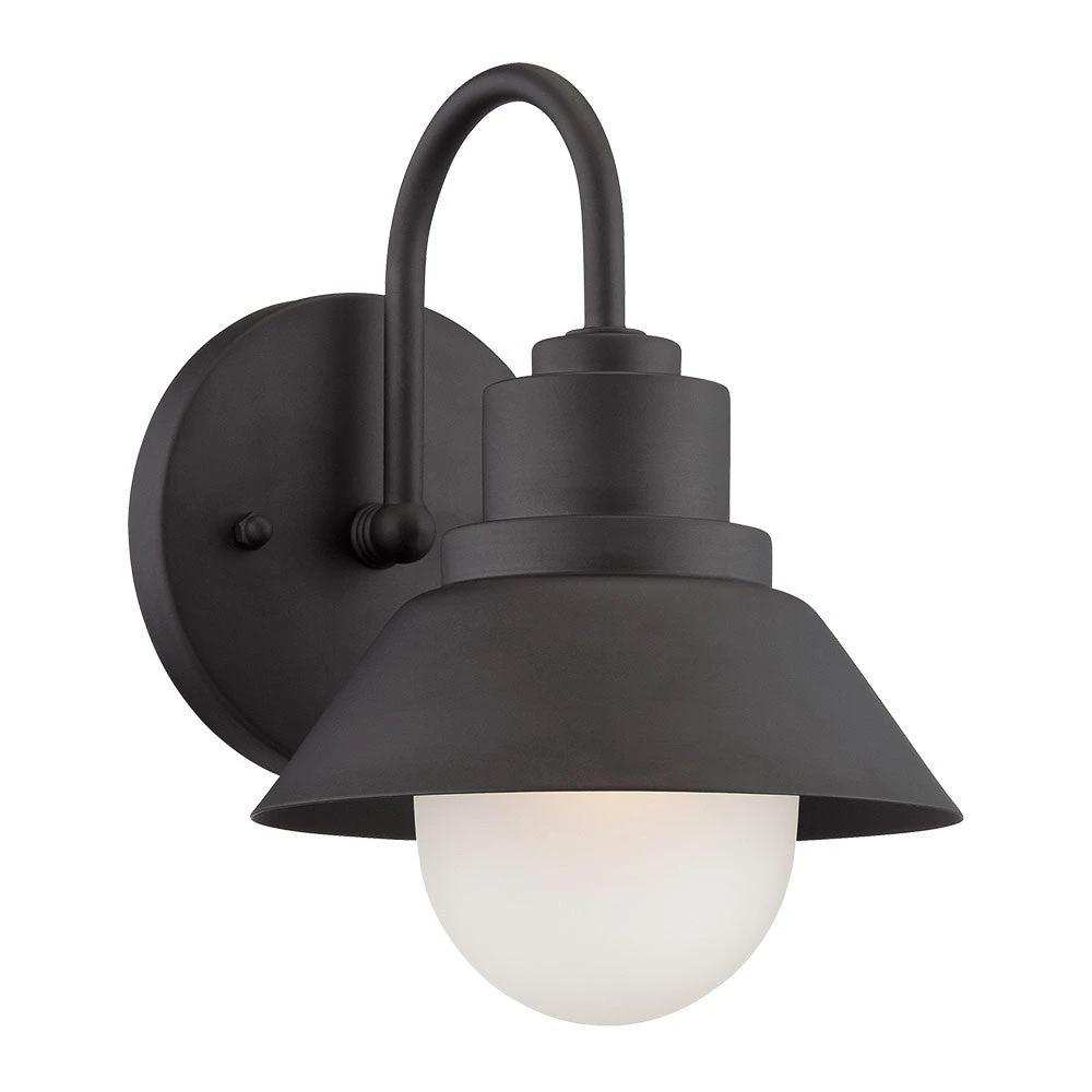 Matte Black Lamp Shade Wall Light - Homeroots - Flyclothing LLC