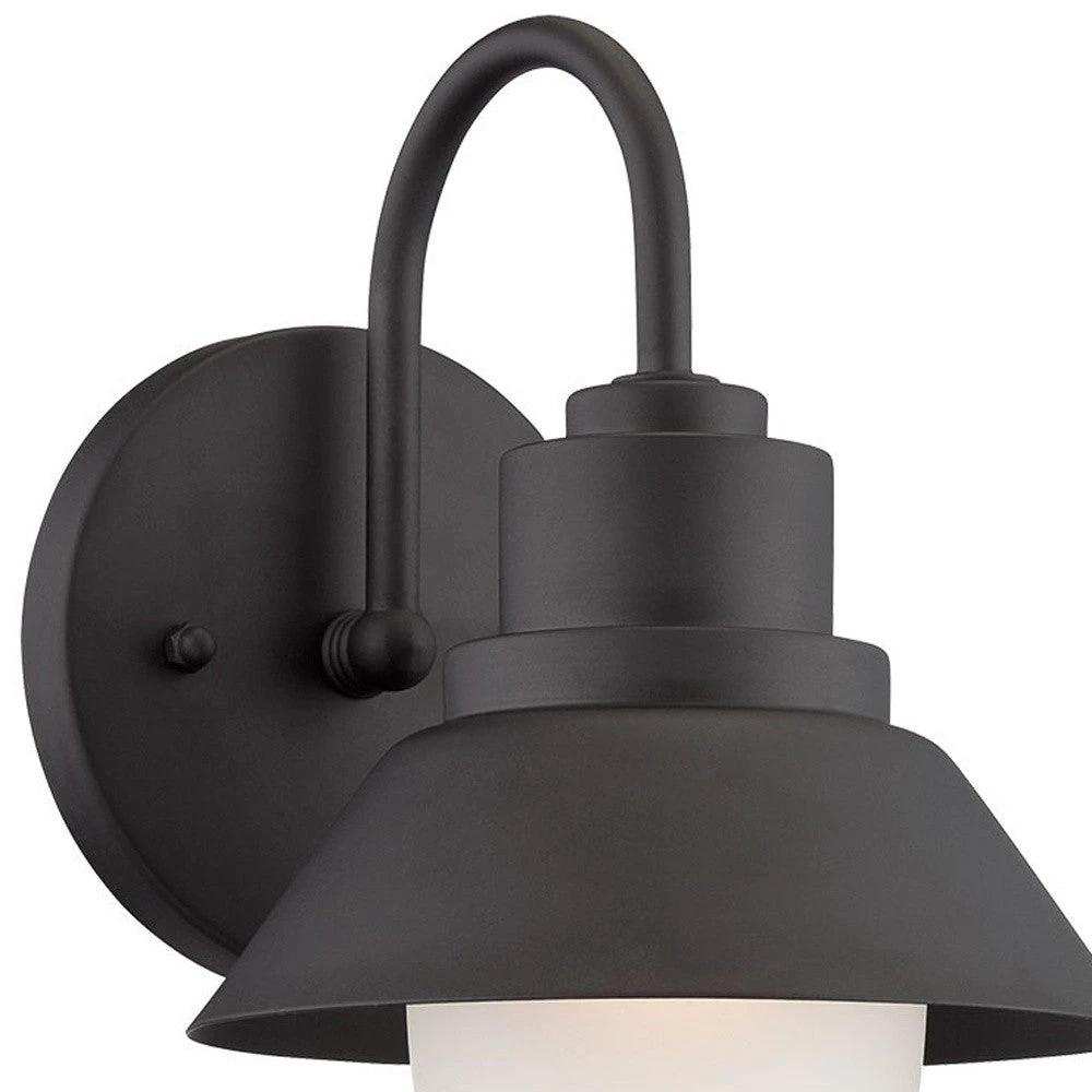 Matte Black Lamp Shade Wall Light - Homeroots - Flyclothing LLC