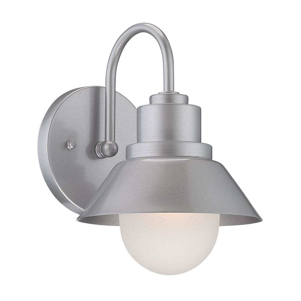 Brushed Silver Lamp Shade Wall Light - Homeroots - Flyclothing LLC