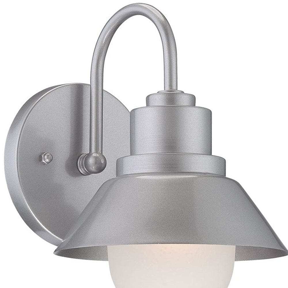 Brushed Silver Lamp Shade Wall Light - Homeroots - Flyclothing LLC