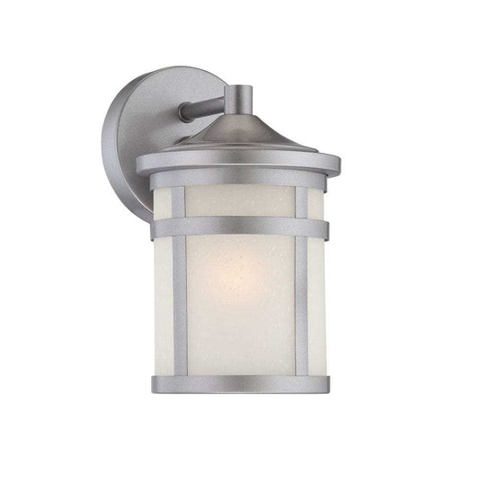 Brushed Silver Hanging Lantern Shape Wall Light - Homeroots - Flyclothing LLC