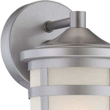 Brushed Silver Hanging Lantern Shape Wall Light - Homeroots - Flyclothing LLC