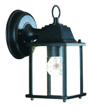 Matte Black Hanging Glass Lantern Wall Light - Homeroots - Flyclothing LLC