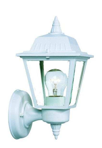 White Cast Aluminum Outdoor Wall Light - Homeroots - Flyclothing LLC