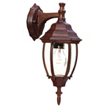 Dark Brown Hanging Globe Lantern Wall Light - Homeroots - Flyclothing LLC