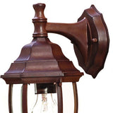 Dark Brown Hanging Globe Lantern Wall Light - Homeroots - Flyclothing LLC