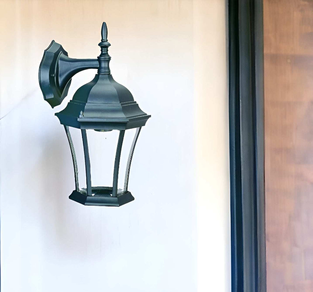 Matte Black Hanging Carousel Lantern Wall Light - Homeroots - Flyclothing LLC