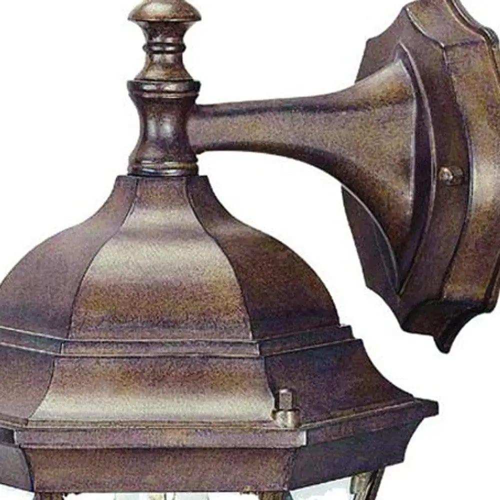 Dark Brown Hanging Carousel Lantern Wall Light - Homeroots - Flyclothing LLC