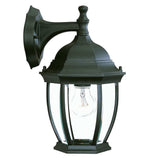 Matte Black Wide Hanging Lantern Wall Light - Homeroots - Flyclothing LLC