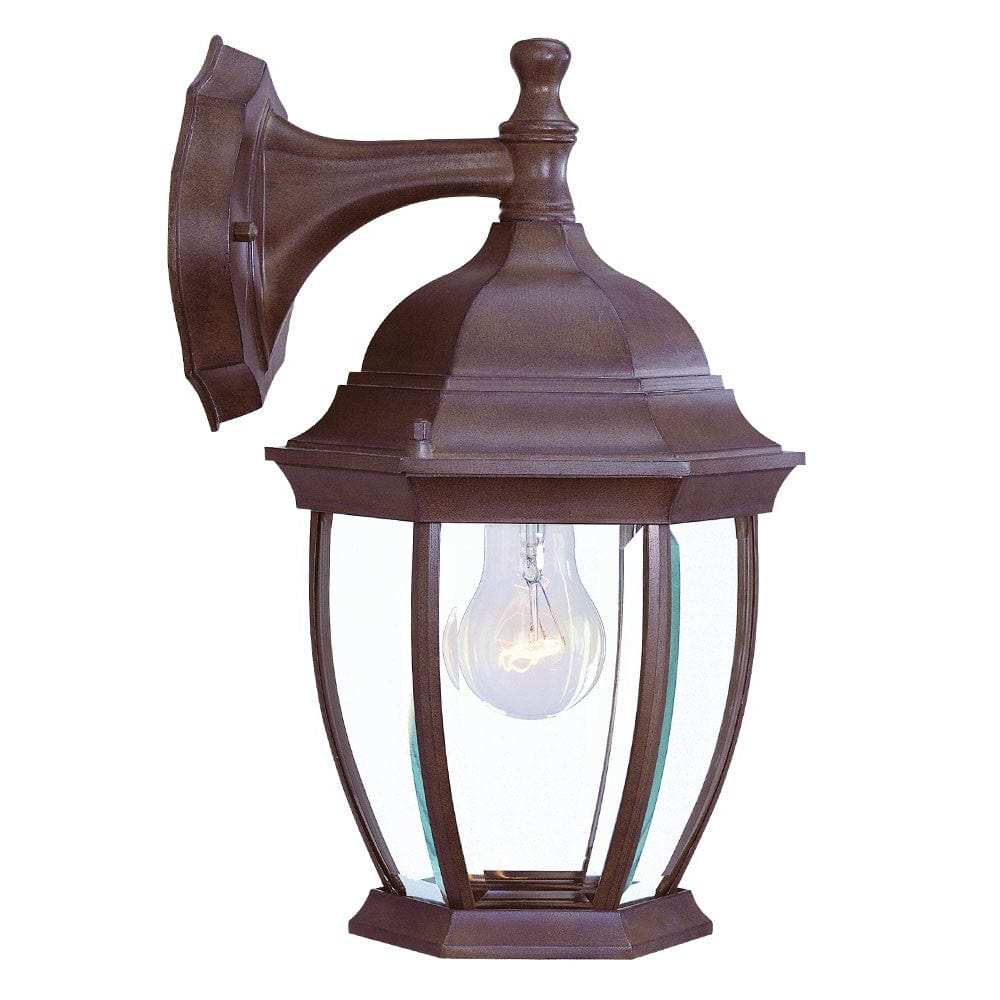 Dark Brown Wide Hanging Lantern Wall Light - Homeroots - Flyclothing LLC