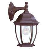 Dark Brown Wide Hanging Lantern Wall Light - Homeroots - Flyclothing LLC