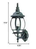 Matte Black Ornamental Glass Globe Wall Light - Homeroots - Flyclothing LLC