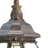 Dark Brown Glass Globe Wall Light - Homeroots - Flyclothing LLC