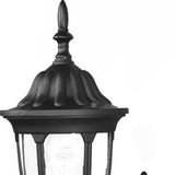 Matte Black Clear Glass Swing Arm Wall Light - Homeroots - Flyclothing LLC