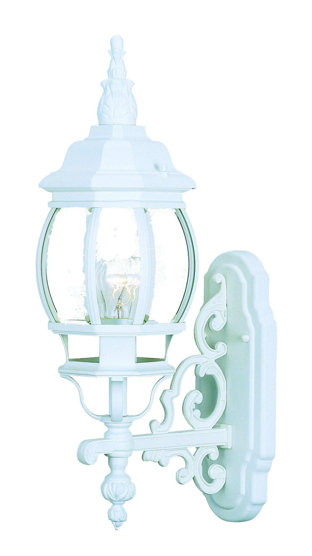 White Glass Globe Wall Light - Homeroots - Flyclothing LLC