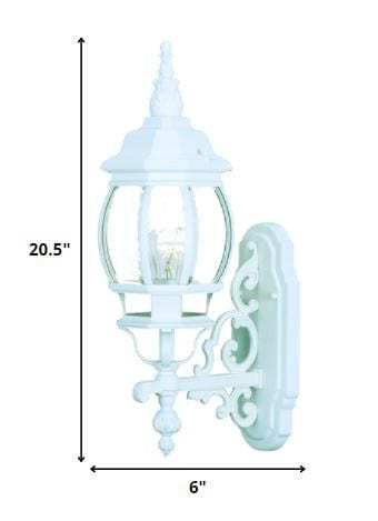 White Glass Globe Wall Light - Homeroots - Flyclothing LLC