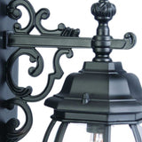 Matte Black Hanging Glass Globe Wall Light - Homeroots - Flyclothing LLC