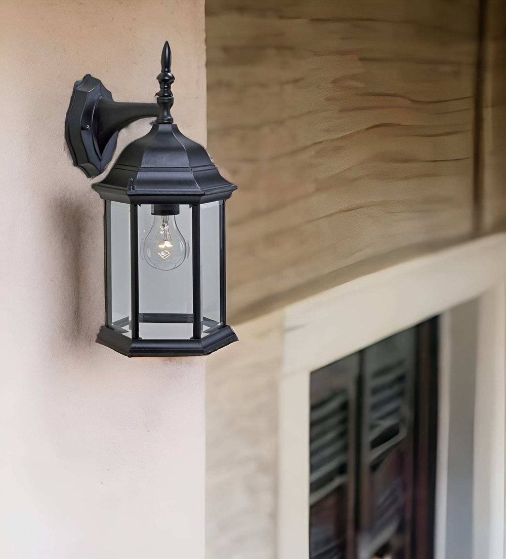 XL White Clear Glass Swing Arm Wall Light - Homeroots - Flyclothing LLC