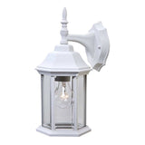 XL White Clear Glass Swing Arm Wall Light - Homeroots - Flyclothing LLC