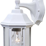 XL White Clear Glass Swing Arm Wall Light - Homeroots - Flyclothing LLC