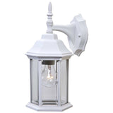 White Clear Glass Swing Arm Wall Light - Homeroots - Flyclothing LLC
