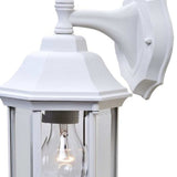 White Clear Glass Swing Arm Wall Light - Homeroots - Flyclothing LLC