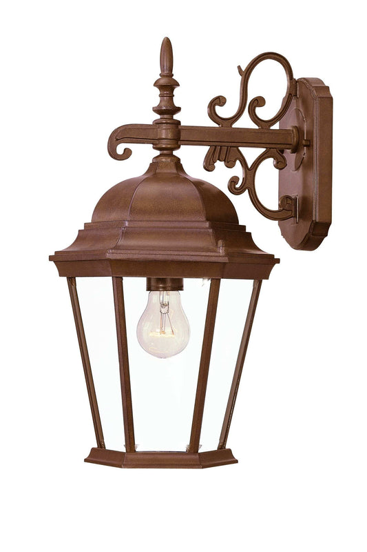 Brown Domed Hanging Lantern Wall Light - Homeroots - Flyclothing LLC