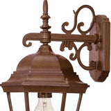 Brown Domed Hanging Lantern Wall Light - Homeroots - Flyclothing LLC