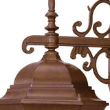 Brown Domed Hanging Lantern Wall Light - Homeroots - Flyclothing LLC