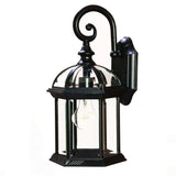 Matte Black Eastern Lantern Wall Light - Homeroots - Flyclothing LLC
