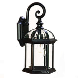 Matte Black Eastern Lantern Wall Light - Homeroots - Flyclothing LLC
