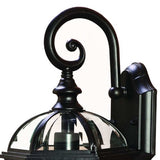 Matte Black Eastern Lantern Wall Light - Homeroots - Flyclothing LLC
