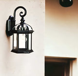 Matte Black Eastern Lantern Wall Light - Homeroots - Flyclothing LLC