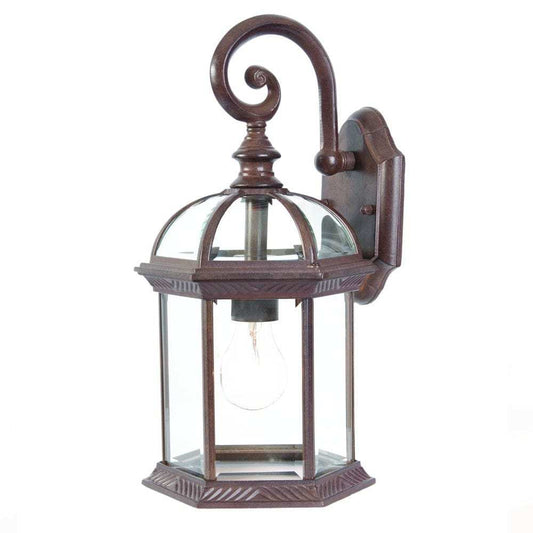 Dark Brown Eastern Lantern Wall Light - Homeroots - Flyclothing LLC