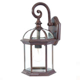 Dark Brown Eastern Lantern Wall Light - Homeroots - Flyclothing LLC