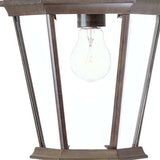 XL Dark Brown Swing Arm Hanging Lantern Wall Light - Homeroots - Flyclothing LLC
