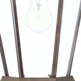 XL Dark Brown Swing Arm Hanging Lantern Wall Light - Homeroots - Flyclothing LLC
