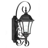 Matte Black Swing Arm Lantern Wall Light - Homeroots - Flyclothing LLC