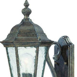 One Light Antique Black Carousel Lantern Wall Light - Homeroots - Flyclothing LLC